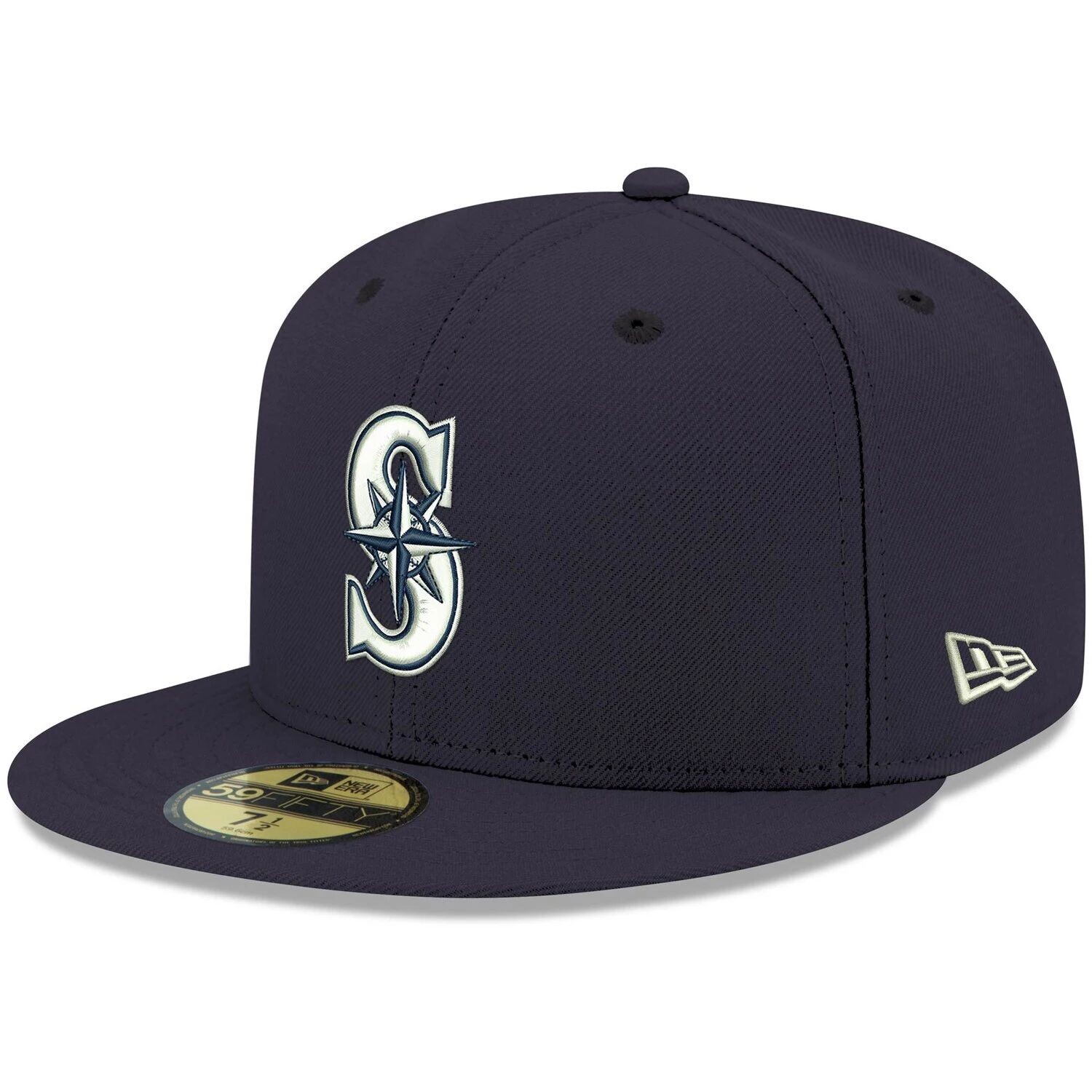 

Мужская темно-синяя кепка с логотипом New Era Seattle Mariners 59FIFTY 59FIFTY