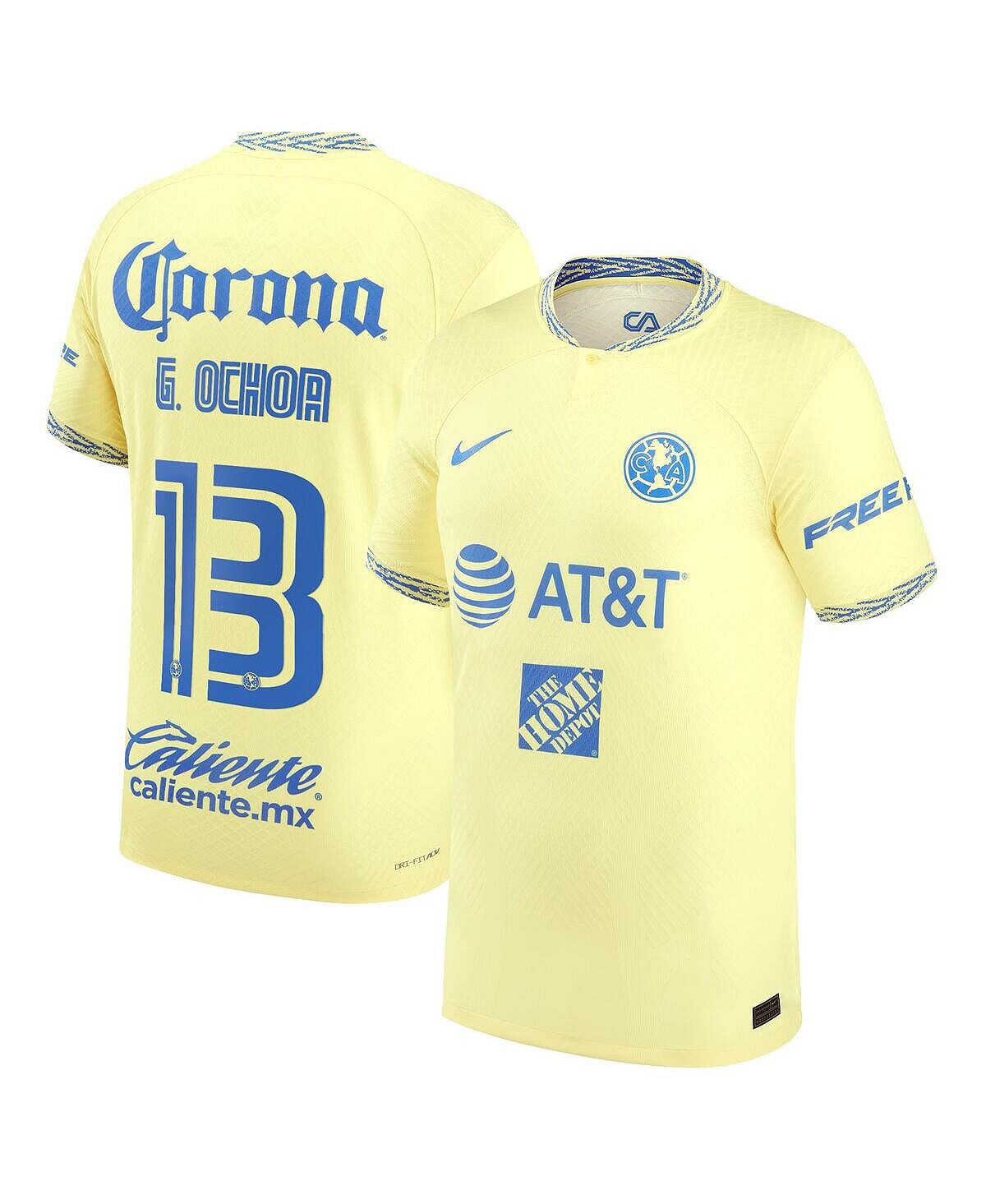 

Мужская домашняя футболка Guillermo Ochoa Yellow Club America 2022/23 Nike