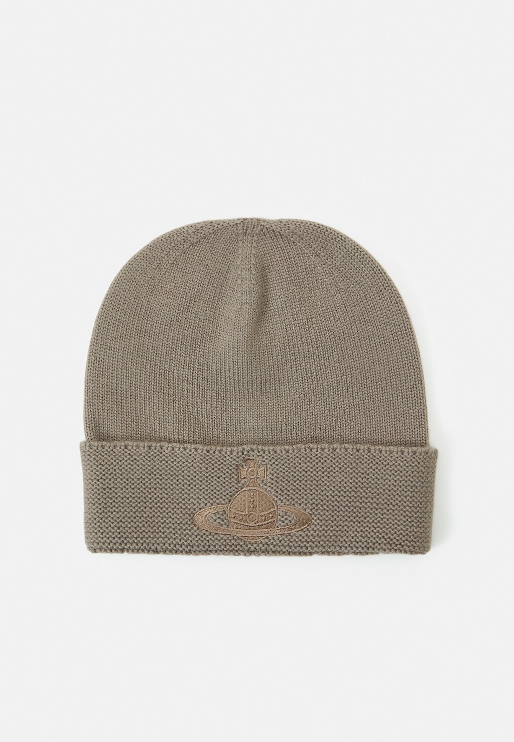 

Шапка CLASSIC BEANIE UNISEX Vivienne Westwood, каменно-серый