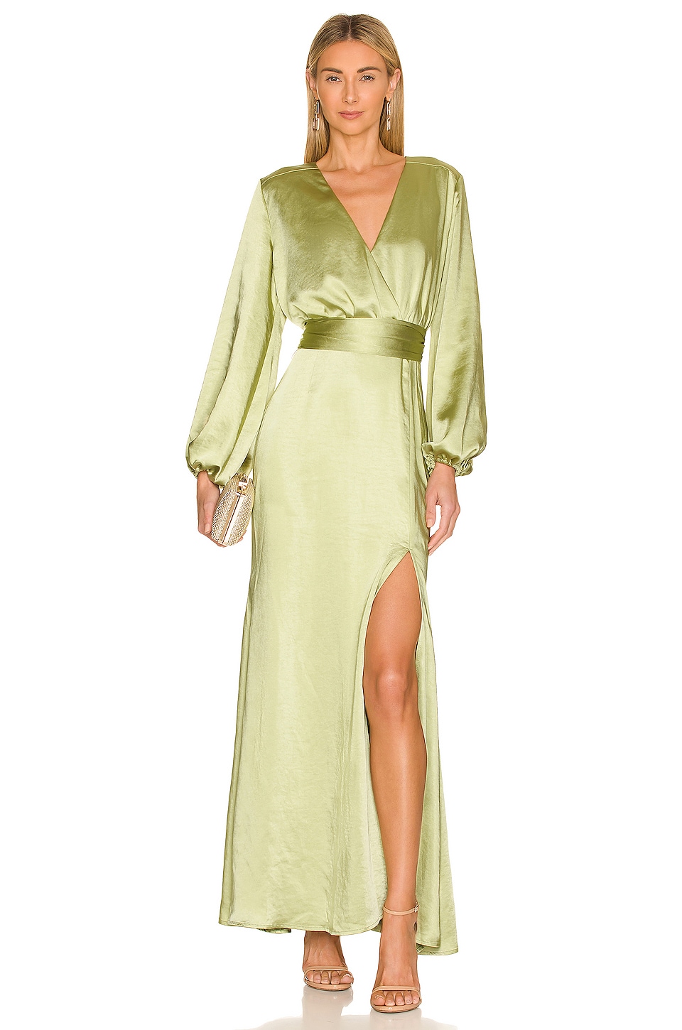 Платье макси ELLIATT Kai, цвет Avocado цена и фото