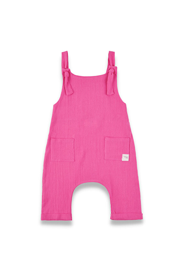 

Розовый комбинезон для девочки с одним карманом Lally Things