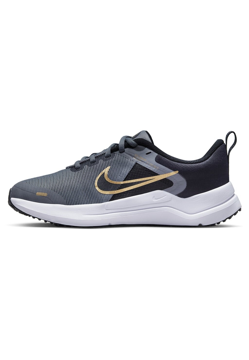 

Кроссовки нейтрального цвета DOWNSHIFTER 12 NN GS Nike Performance, темно-серый