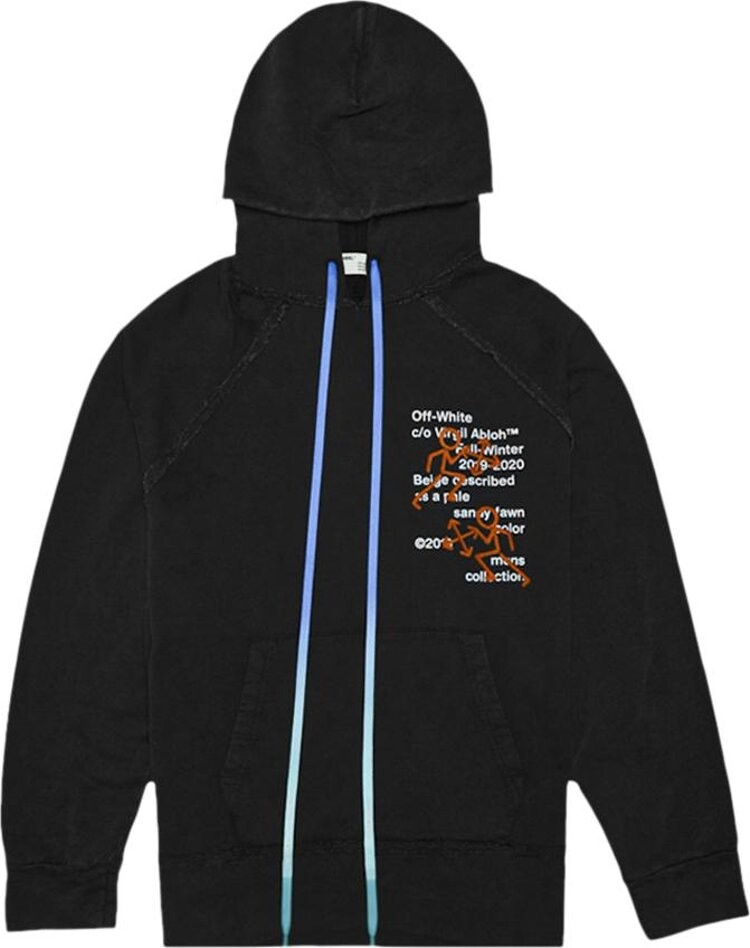 

Худи Off-White Pictogram Incompiuto Hoodie 'Black', черный