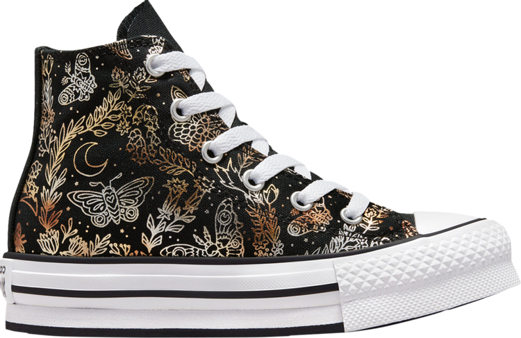 

Кроссовки Converse Chuck Taylor All Star EVA Lift Platform High PS Butterfly Shine, черный