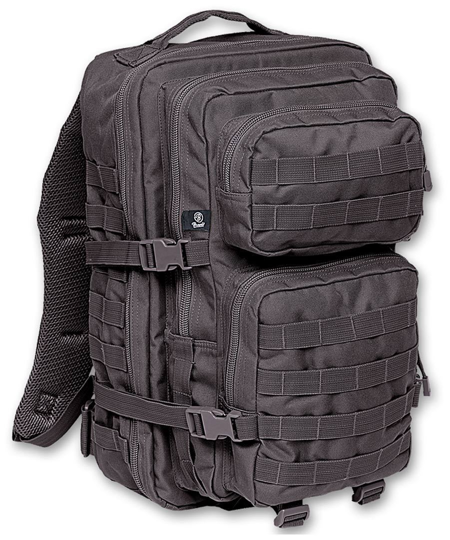 Рюкзак Brandit US Cooper L, черный мужской рюкзак с двумя плечами черный