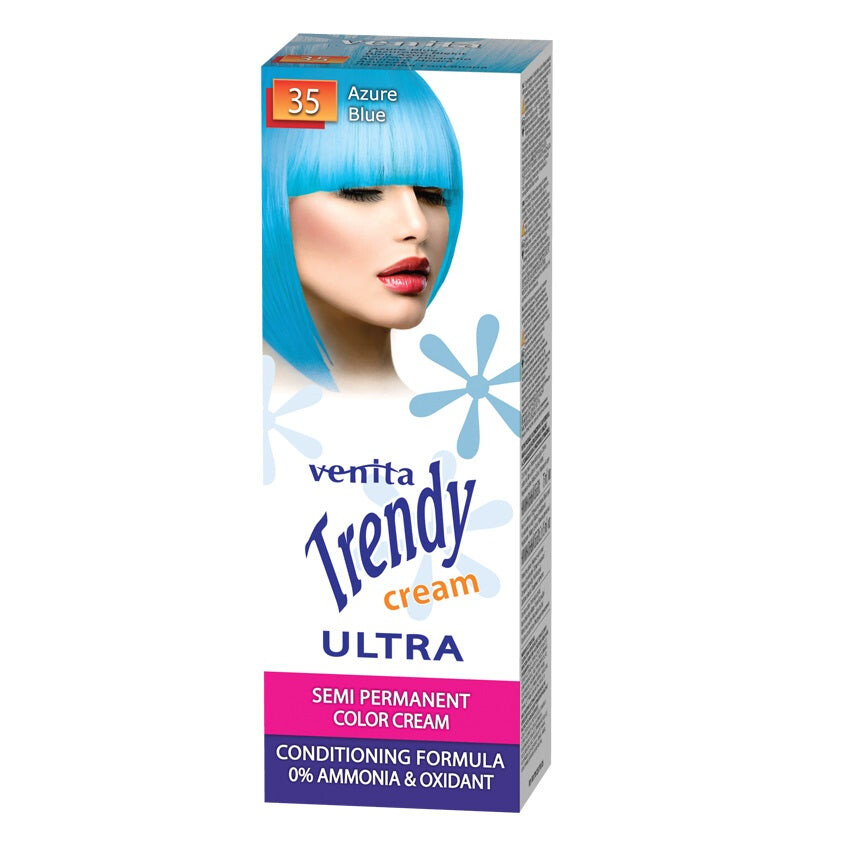 

Venita Крем-краска для волос Trendy Cream 35 Лазурно-голубой