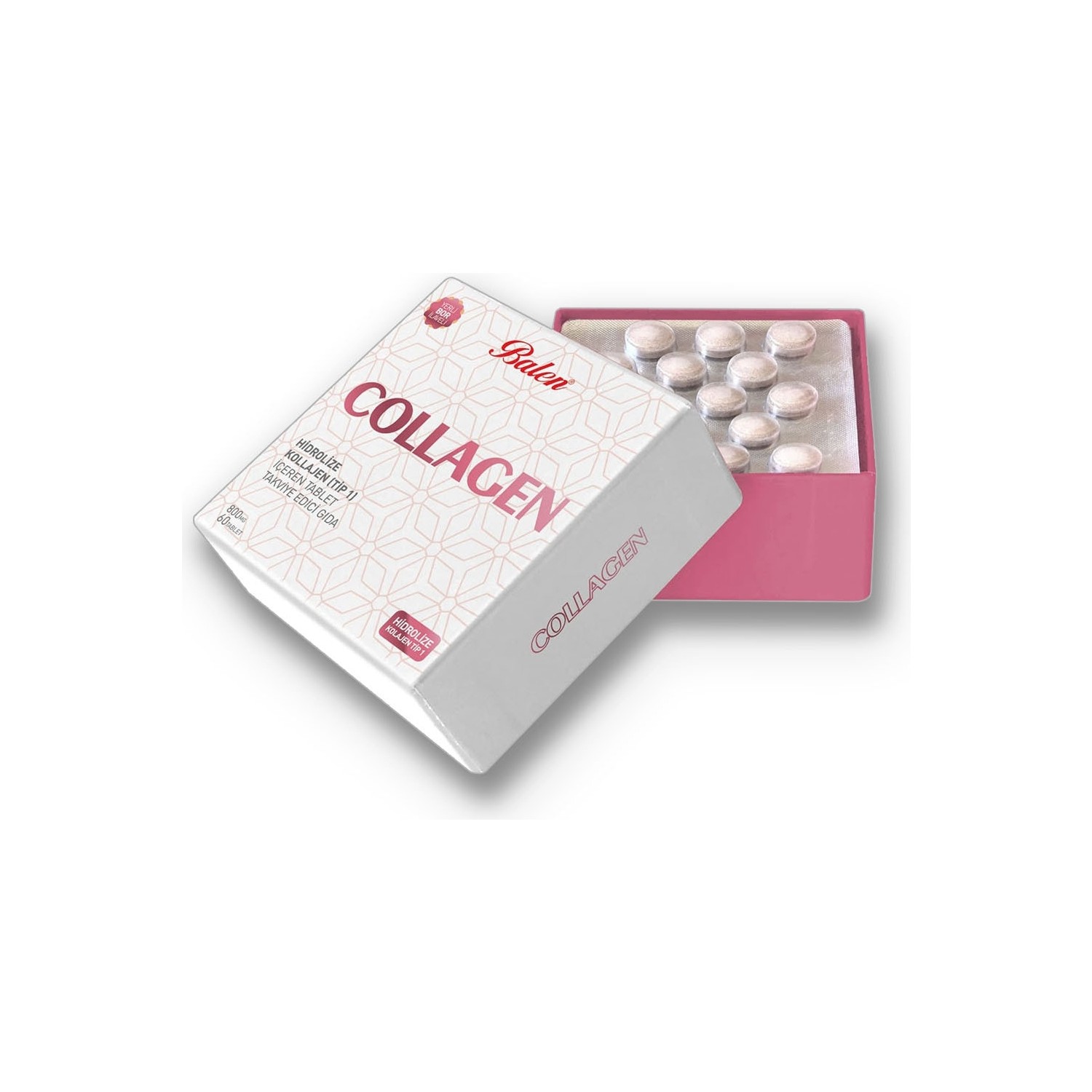Пищевая добавка Balen Collagen 60 таблеток 2 шт женале таблетки 1 шт