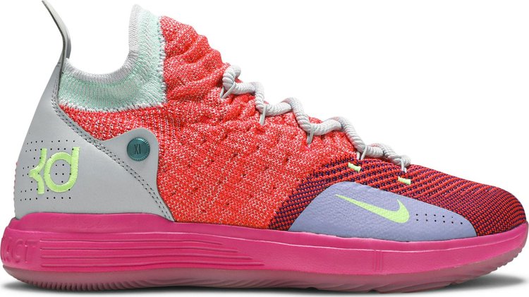 Кроссовки Nike Zoom KD 11 GS 'EYBL', розовый кроссовки nike zoom kd 12 eybl peach jam