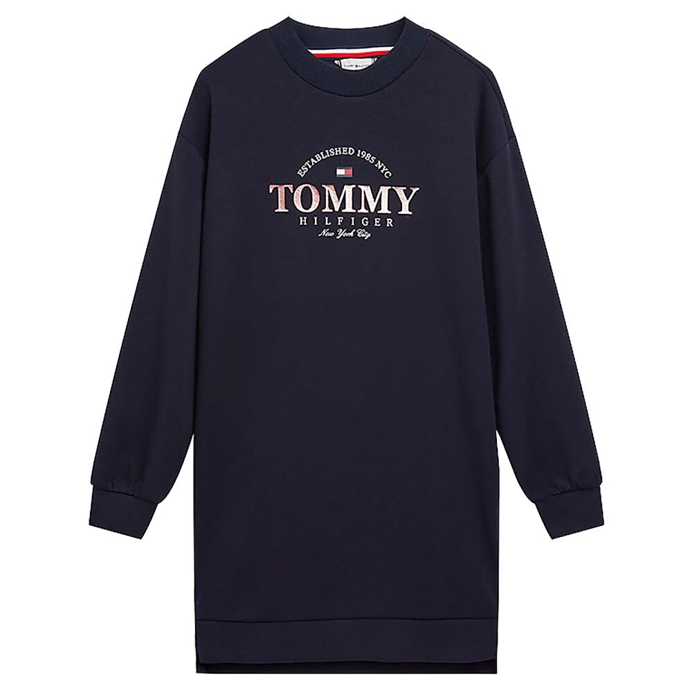 

Платье с длинным рукавом Tommy Hilfiger Foil, черный
