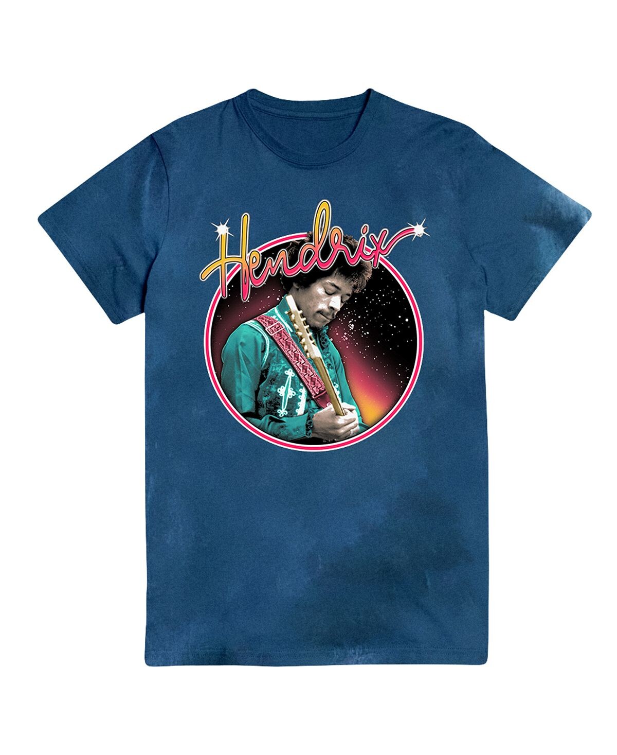 

Мужская выстиранная футболка jimi hendrix Philcos, синий