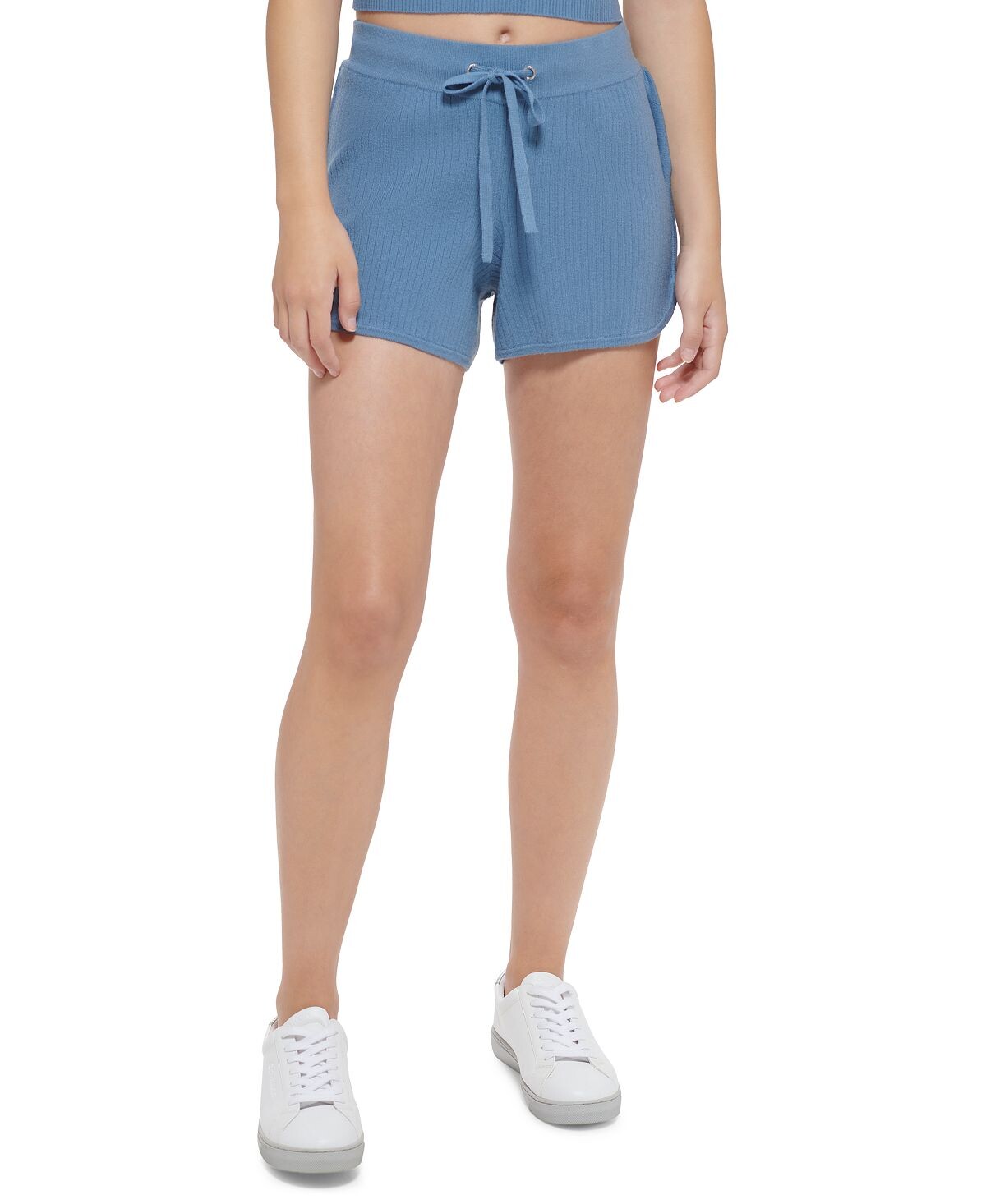 

Женские шорты из трикотажа в рубчик с кулиской Calvin Klein Jeans, мульти