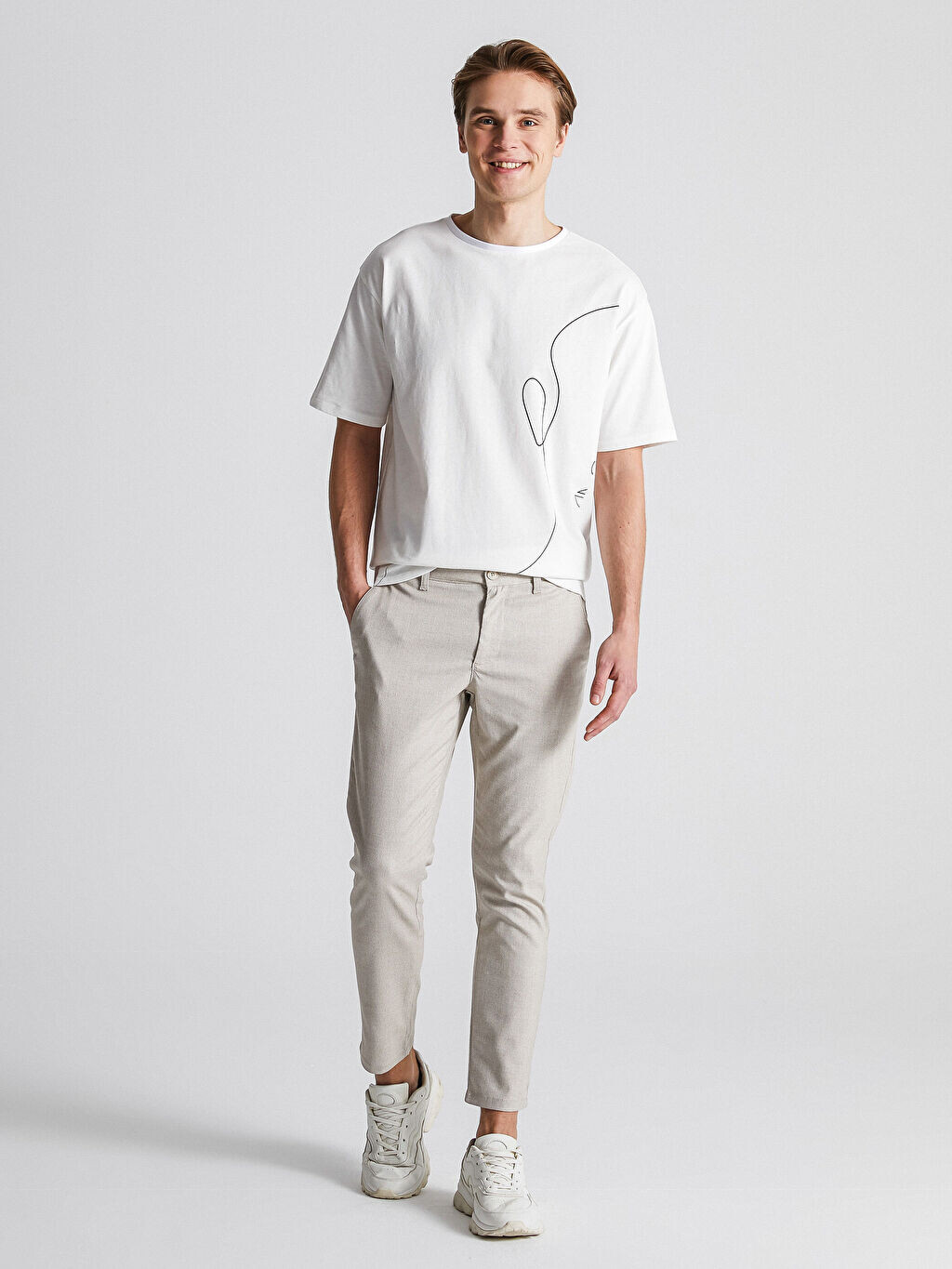 

Мужские брюки Slim Fit Poliviscon LCW Vision
