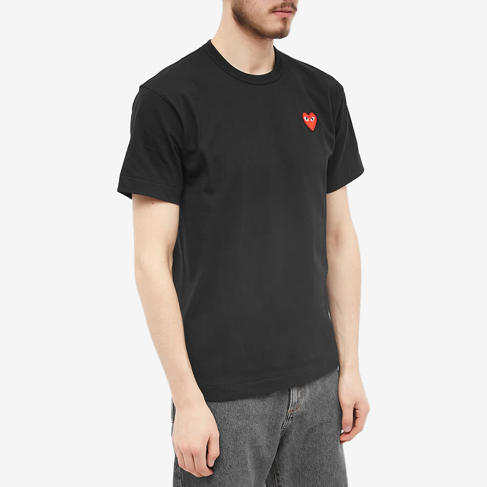 Comme des garcons clearance play basic logo tee