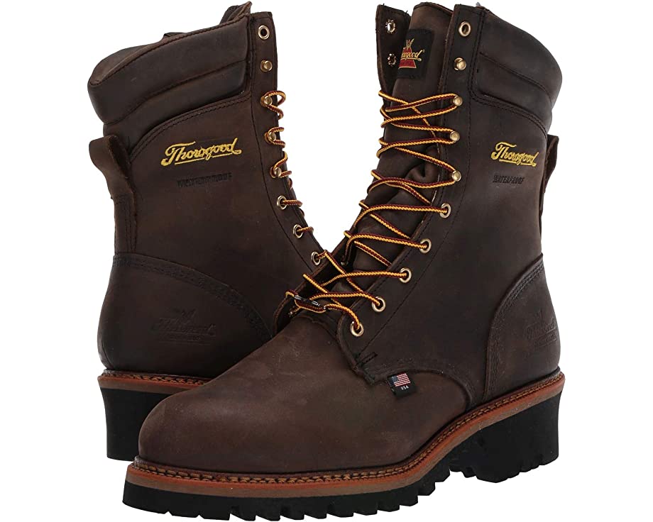 Ботинки American Heritage Logger Series 9 Safety Waterproof Thorogood, коричневый