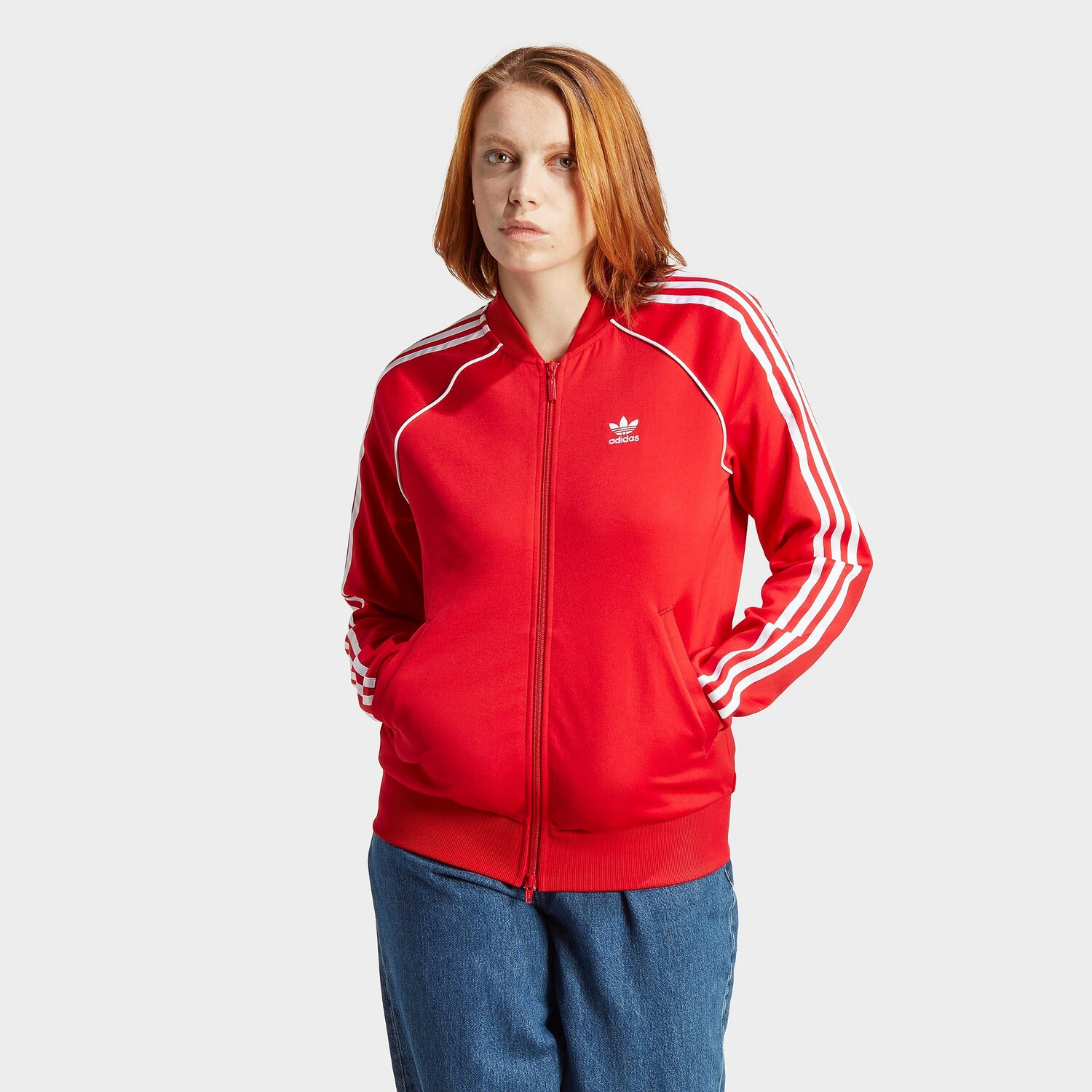 

Женская спортивная куртка Adidas Originals Adicolor Classic Superstar, красный