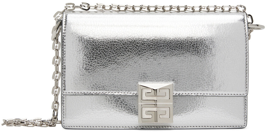 

Маленькая серебристая сумка с цепочкой 4G Givenchy