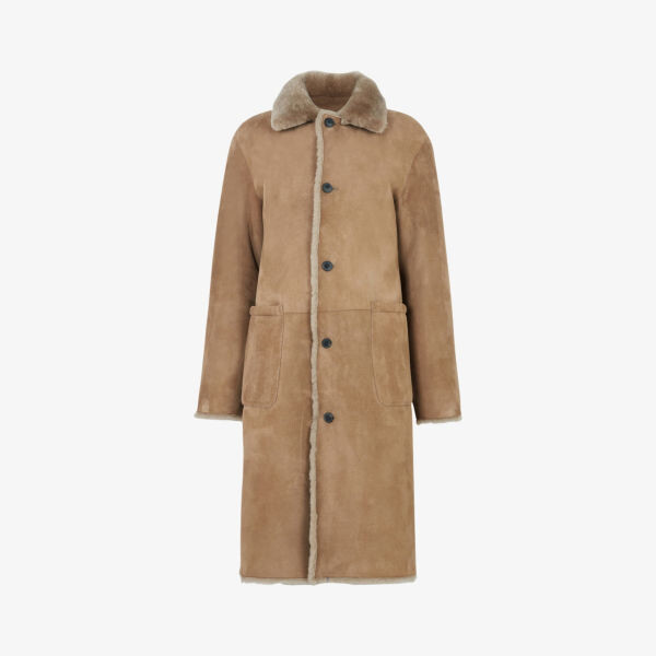

Двусторонняя дубленка Serra Allsaints, коричневый
