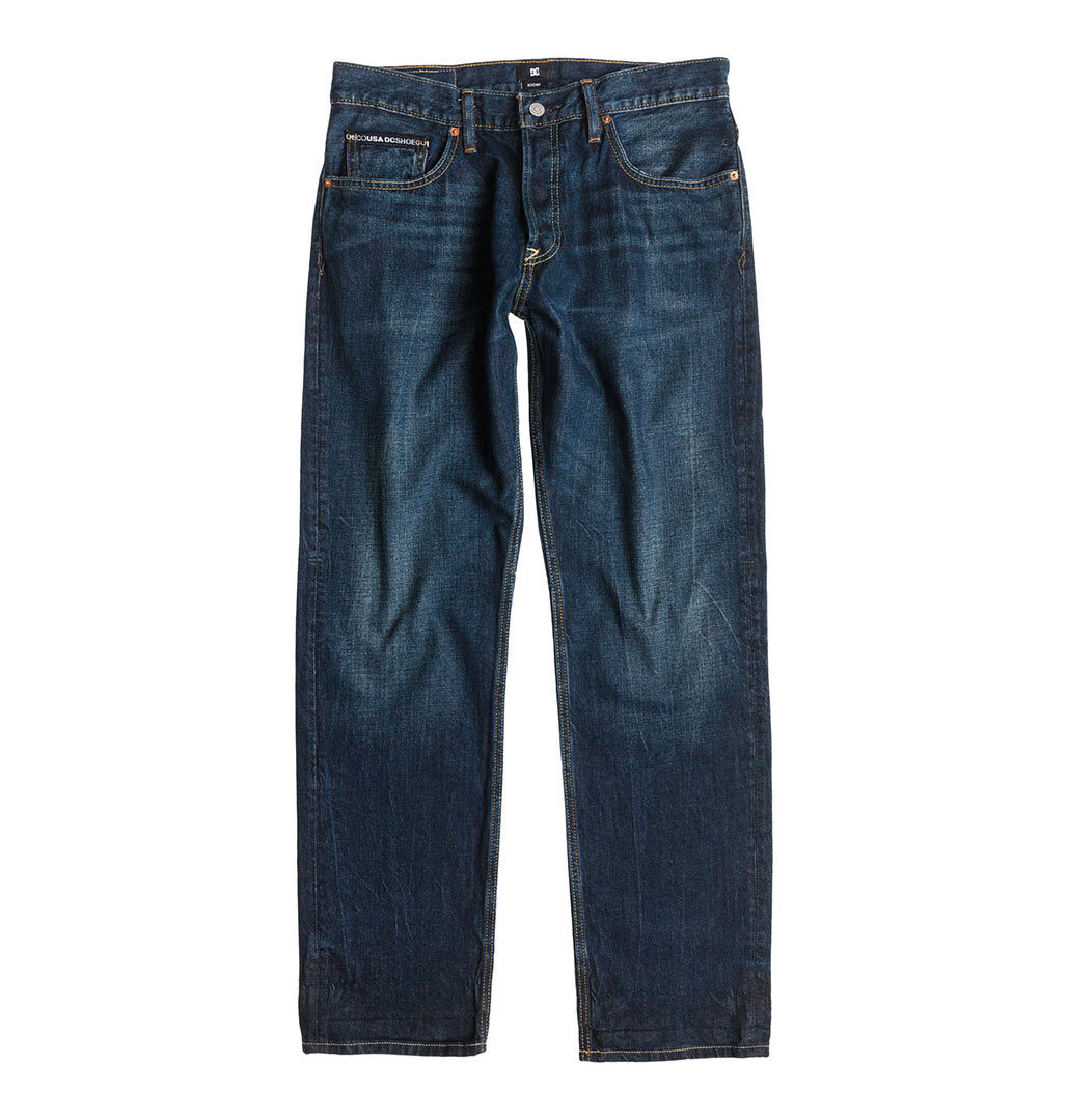 

Джинсы DC Worker Roomy Jean Light Stone, темно-синий
