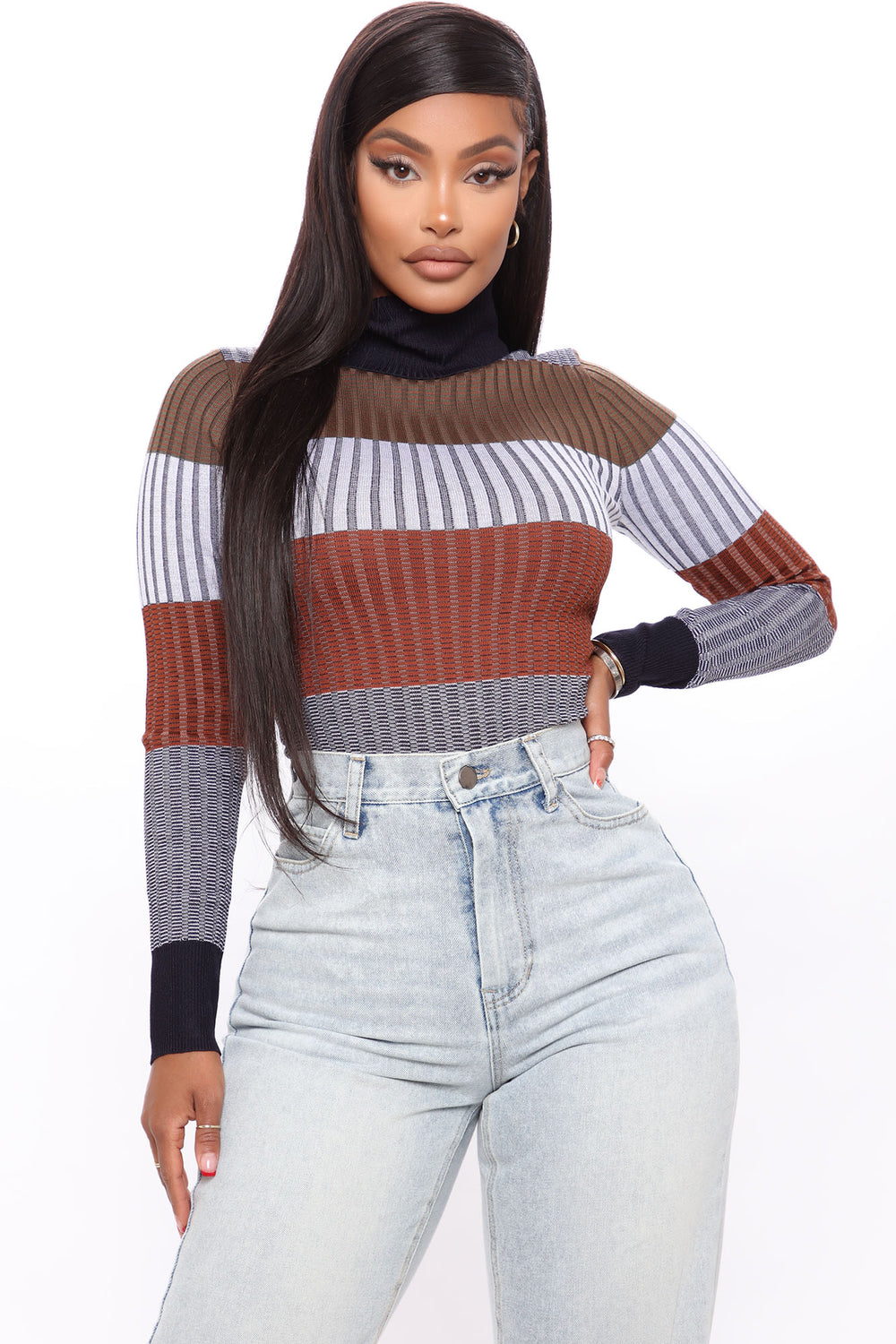 

Свитер Fashion Nova RAA8281, нави, Серый