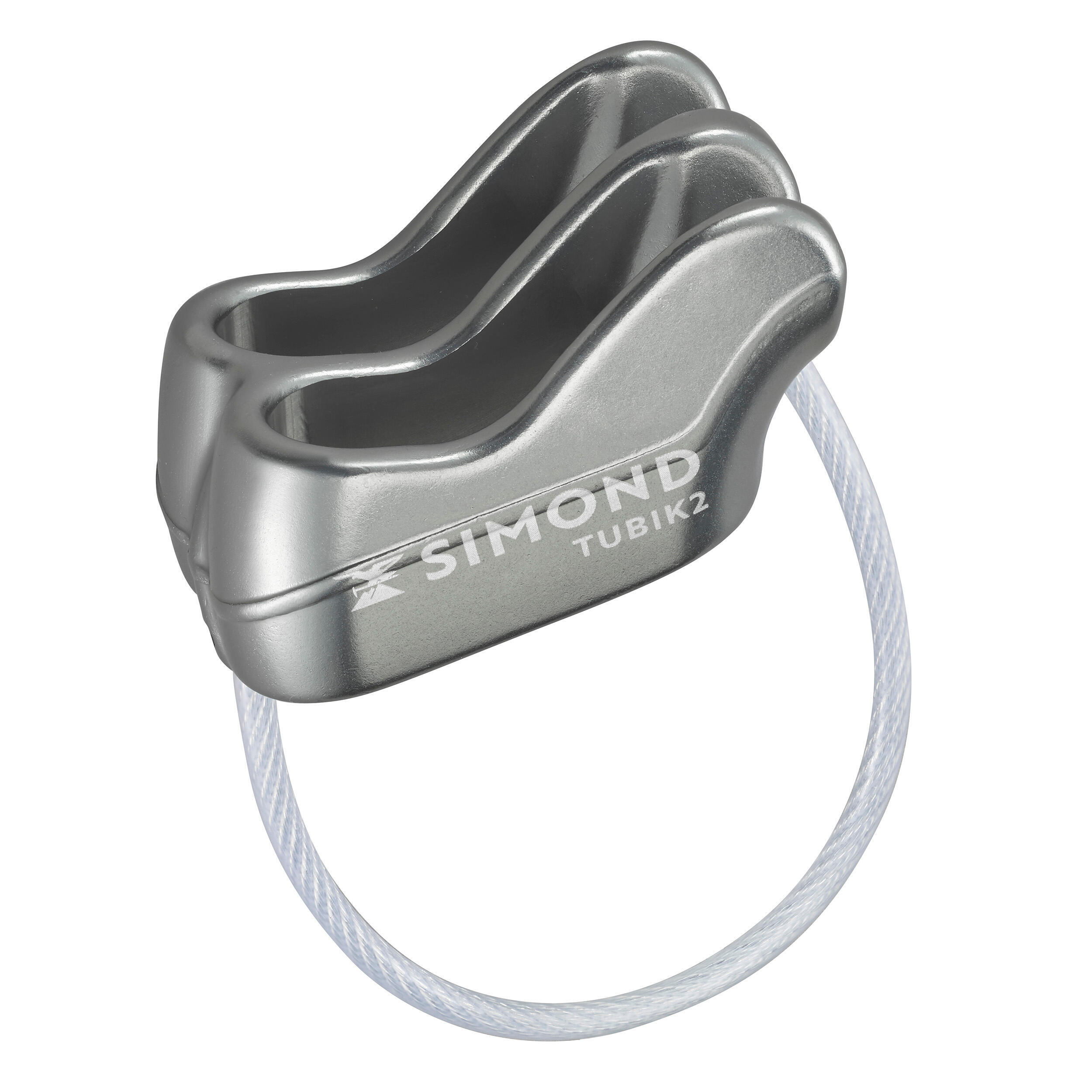 Страховочно-спусковое устройство Simond 2, серый страховочно спусковое устройство для альпинизма simond tubik compact x decathlon