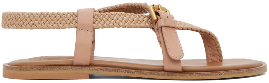 

Плетеные сандалии Tan Nola See by Chloé