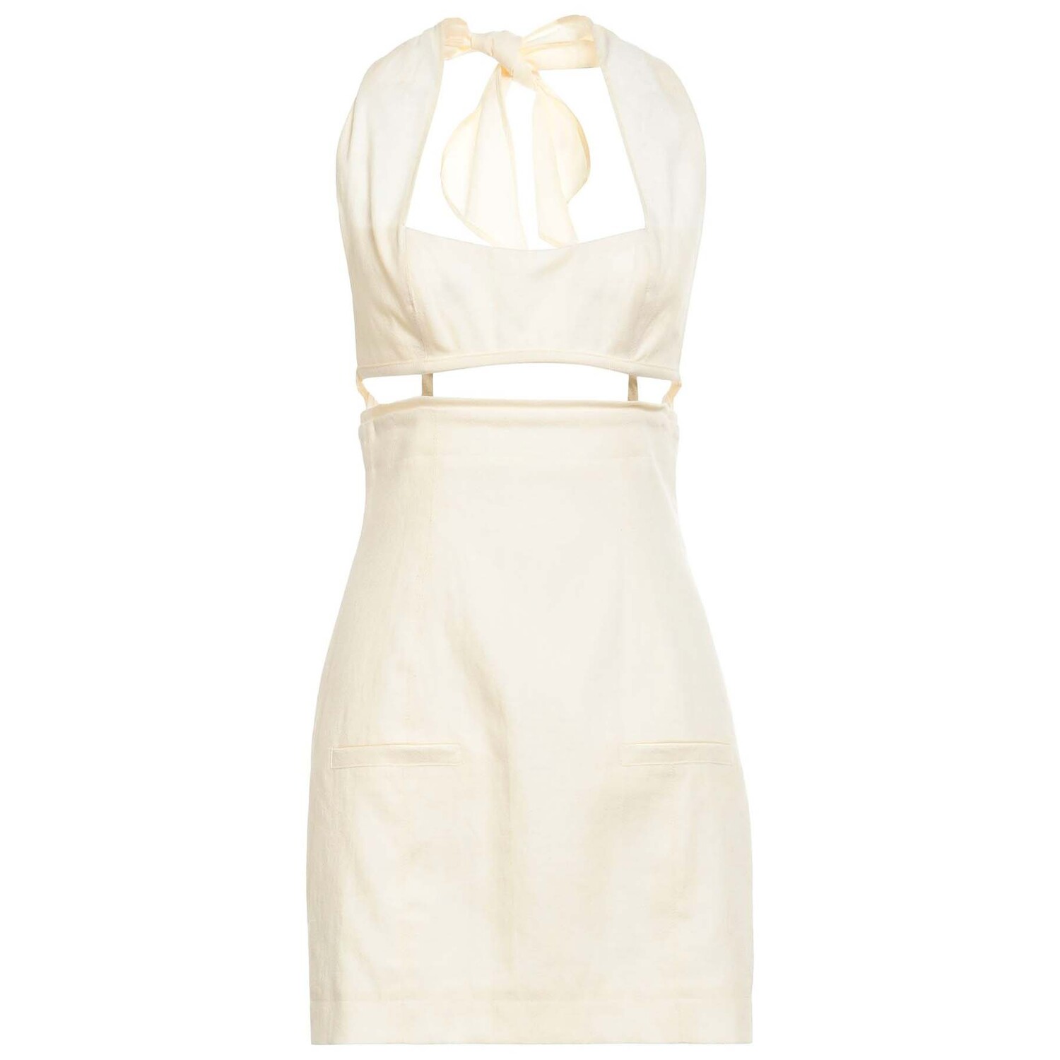 

Платье Jacquemus Short, кремовый