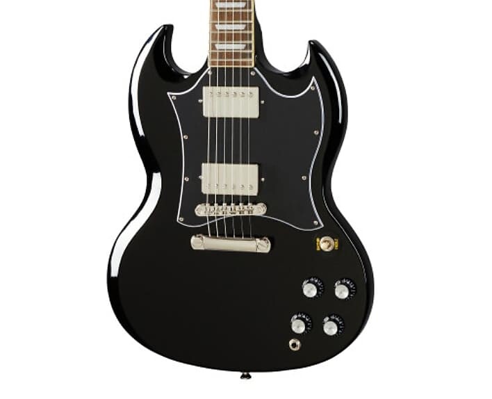 

Стандартная электрогитара Epiphone SG, черное дерево SG Standard