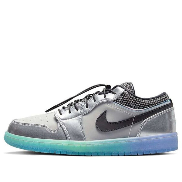 

Кроссовки Air Jordan 1 Low SE 'Metallic Silver Gradient', Серебристый
