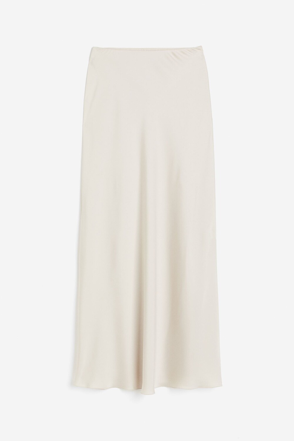

Юбка H&M Long Satin, кремовый