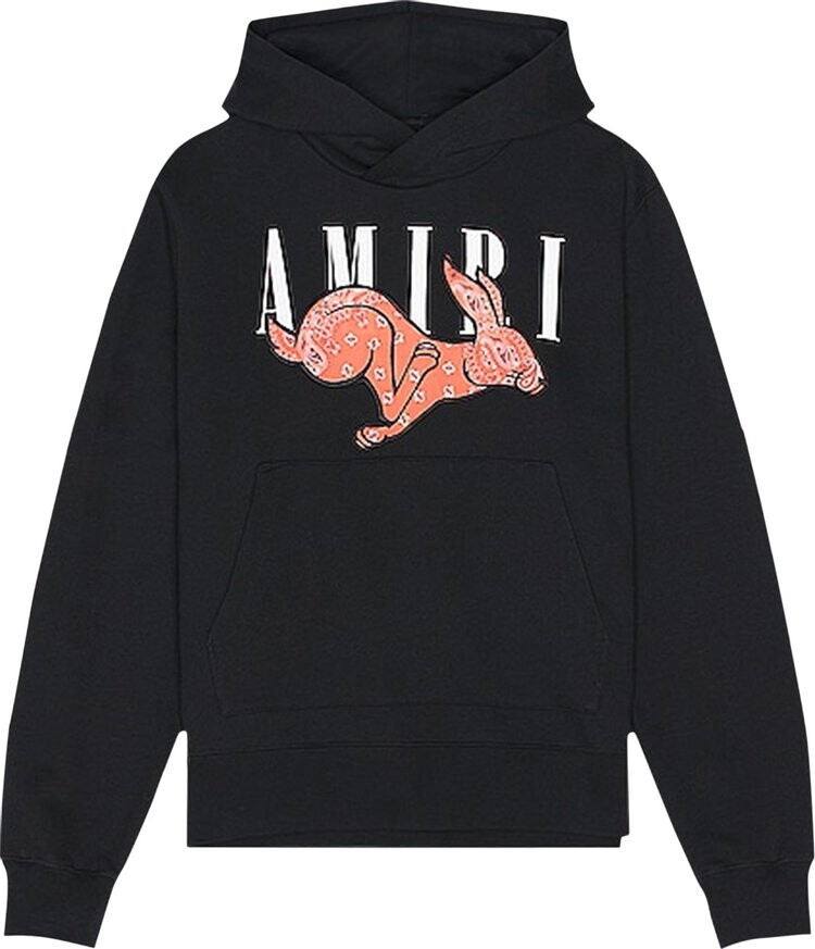 

Худи Amiri CNY Rabbit Logo Hoodie Black, черный