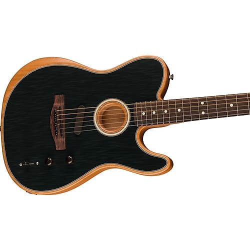 

Fender Acoustasonic Player Telecaster, накладка на гриф из палисандра, матовый черный 0972213239