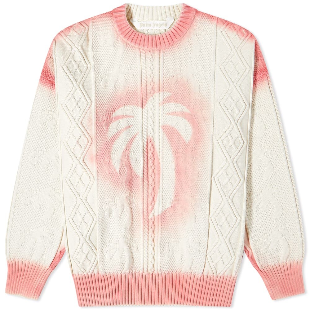 

Джемпер Palm Angels Sprayed Palm Fishermans Jumper