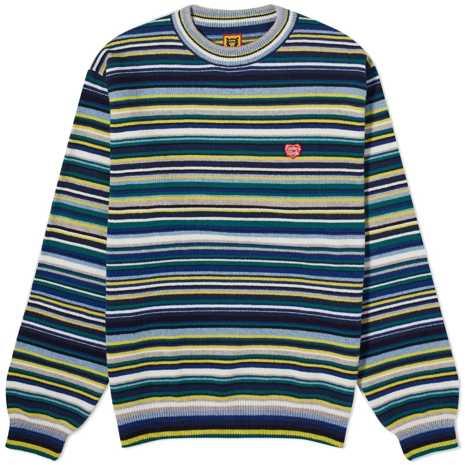 

Свитер Human Made Multi Striped Knit, мультиколор