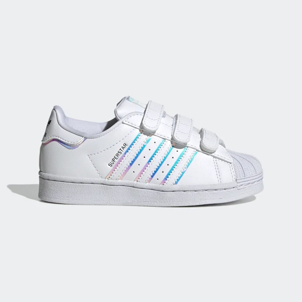 

Кроссовки Adidas Superstar CF C, белый/мультиколор