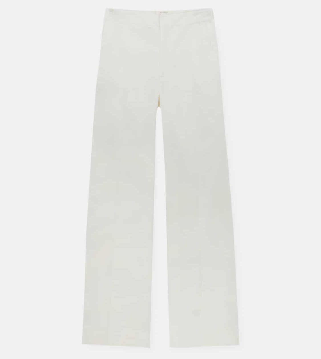 

Нарядные брюки со средним подъемом Pull&Bear, белый