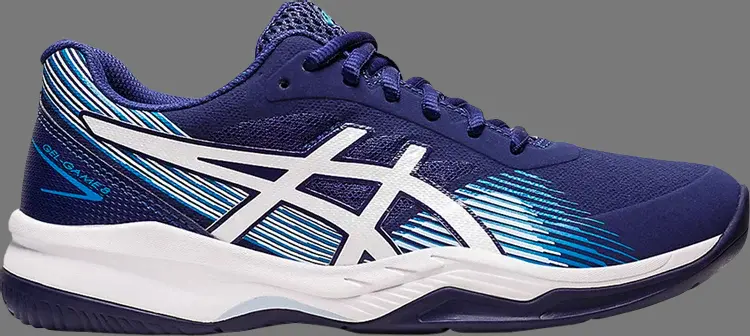 

Кроссовки wmns gel game 8 'dive blue white' Asics, синий