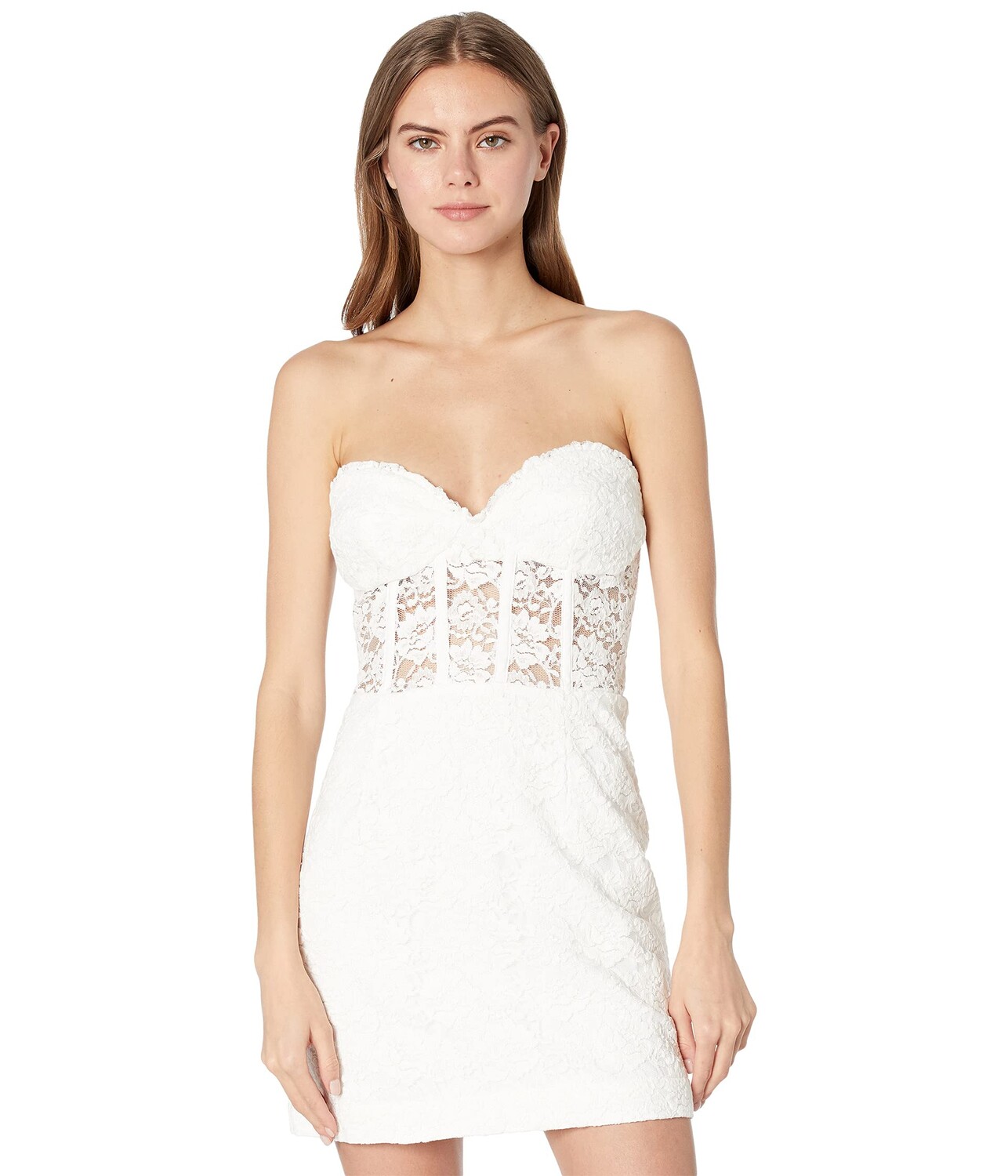 

Платье Bardot, Lace Corset Mini Dress