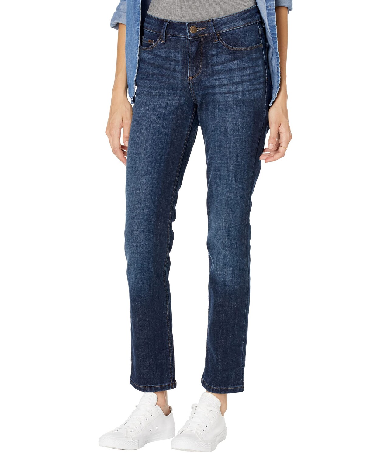 

Джинсы Lee, Secretly Shapes Regular Fit Straight Leg Mid-Rise