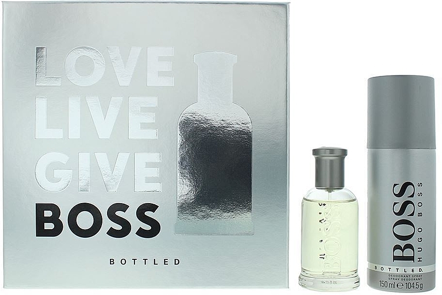 Парфюмерный набор для мужчин Hugo Boss Boss Bottled дезодорант спрей hugo boss boss bottled 150 мл