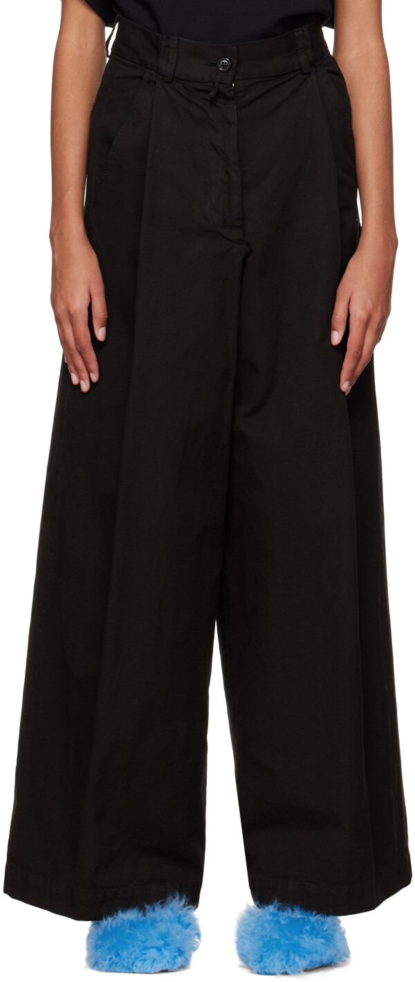 

Черные брюки Podium Dries Van Noten, Черный