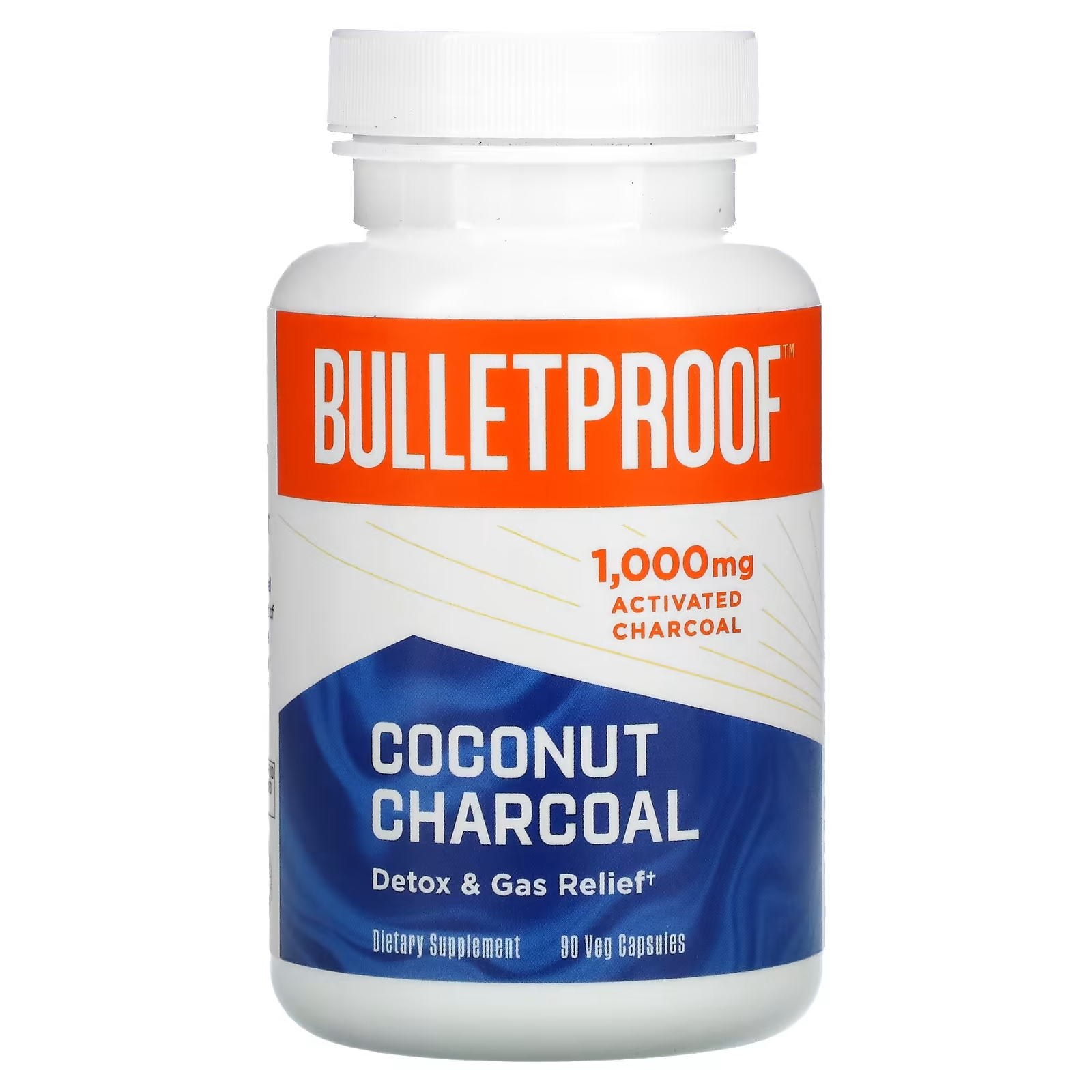 BulletProof кокосовый уголь средство для выведения токсинов и газов 1000 мг, 90 вегетарианских капсул bioschwartz быстродействующее средство для выведения токсинов и очищения кишечника 15 дней 45 растительных капсул