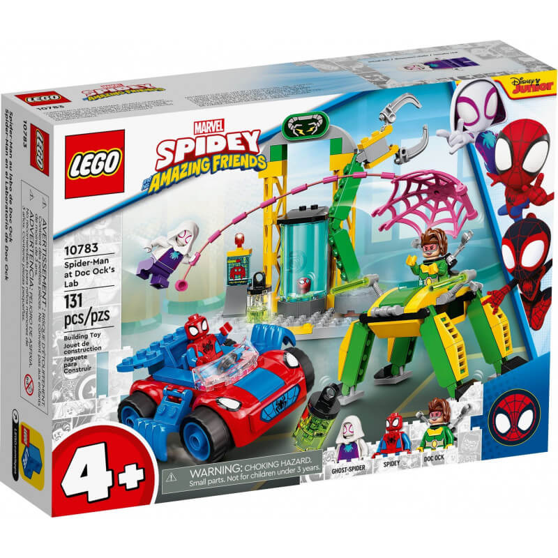 Конструктор LEGO Marvel Super Heroes 10783 Человек-Паук в лаборатории Доктора Осьминога операция спасти осьминога выпуск 4 хвост г