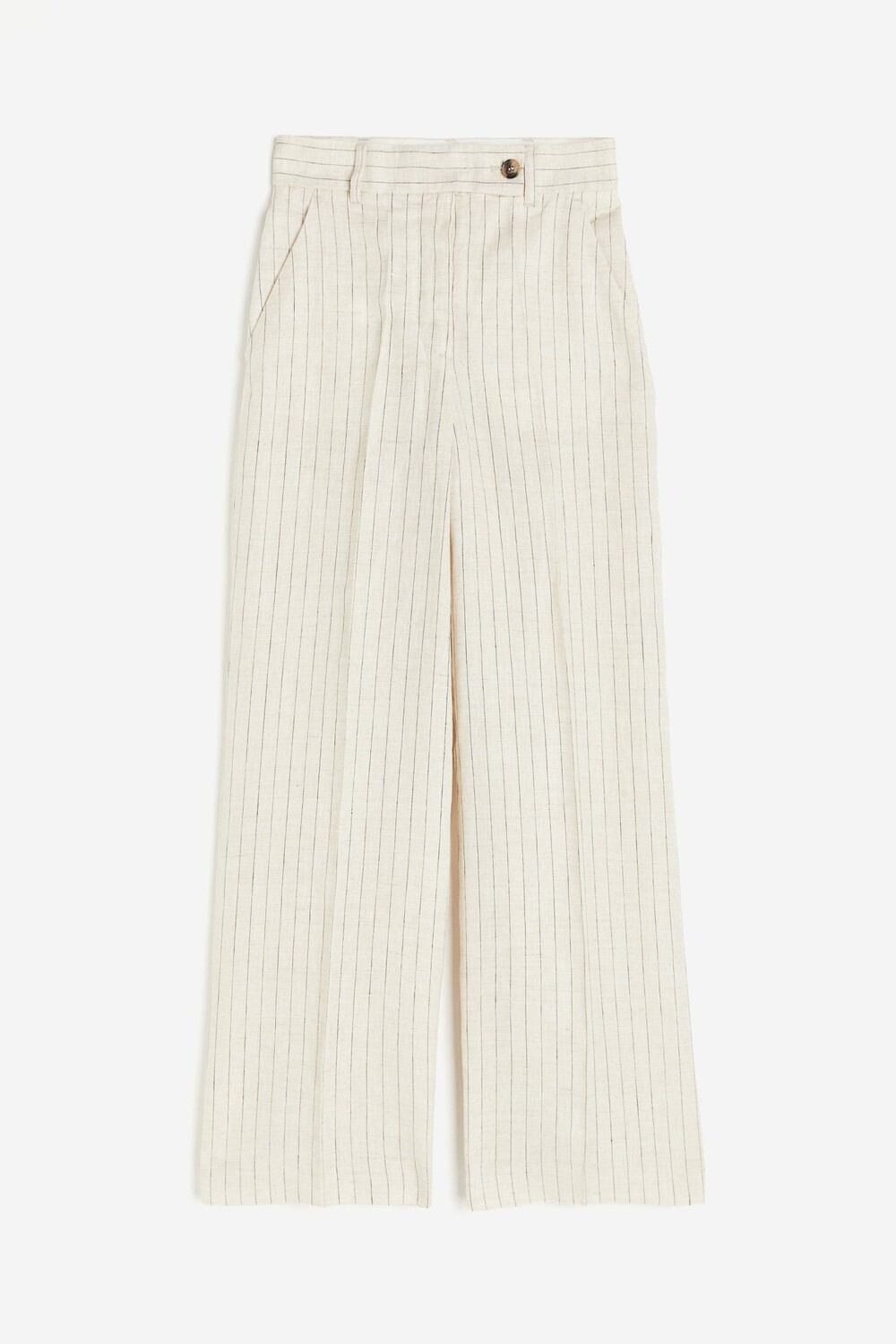 

Брюки H&M Linen Dress, светло-бежевый