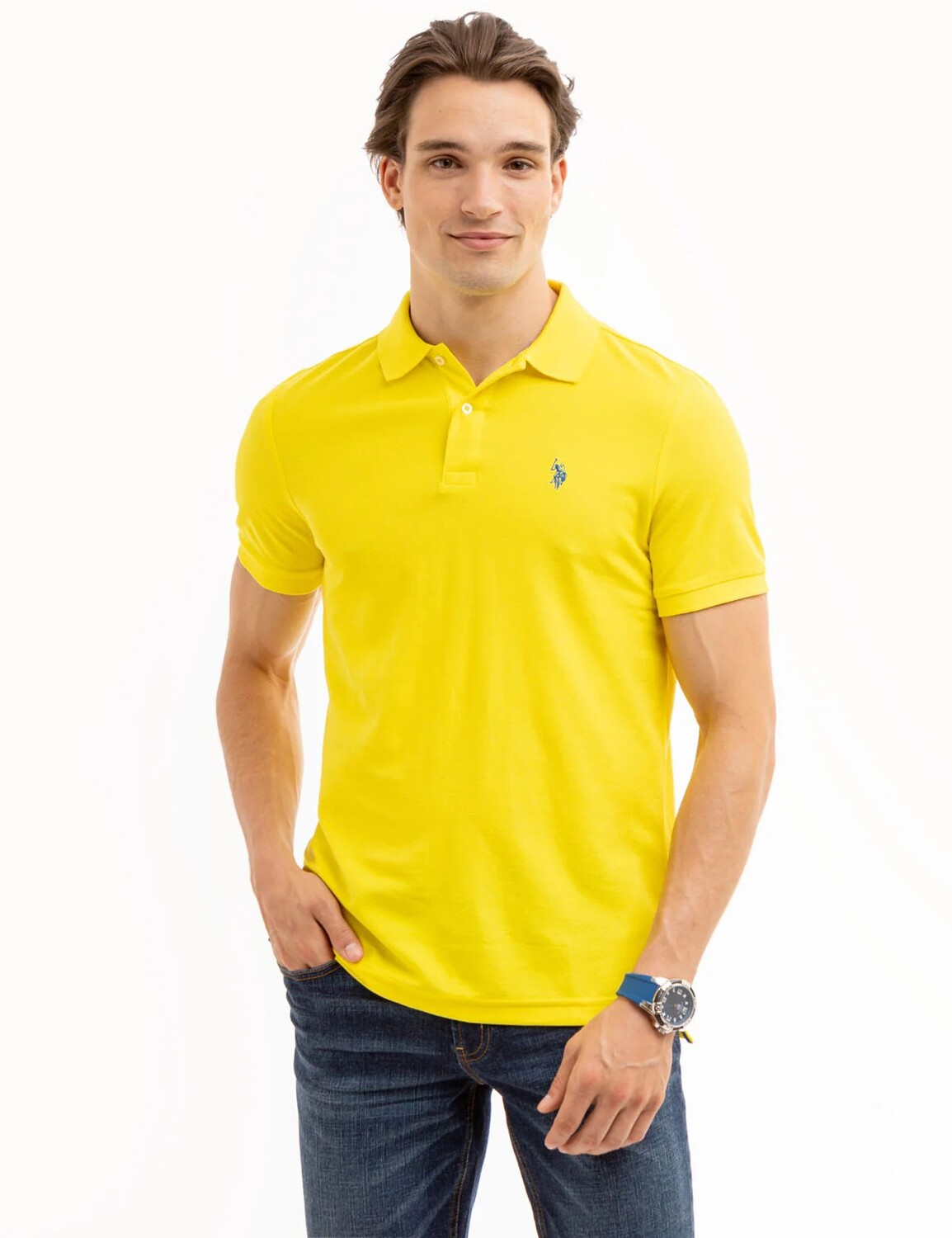 

Футболка поло U.S. Polo Assn. Ultimate Pique, желтый