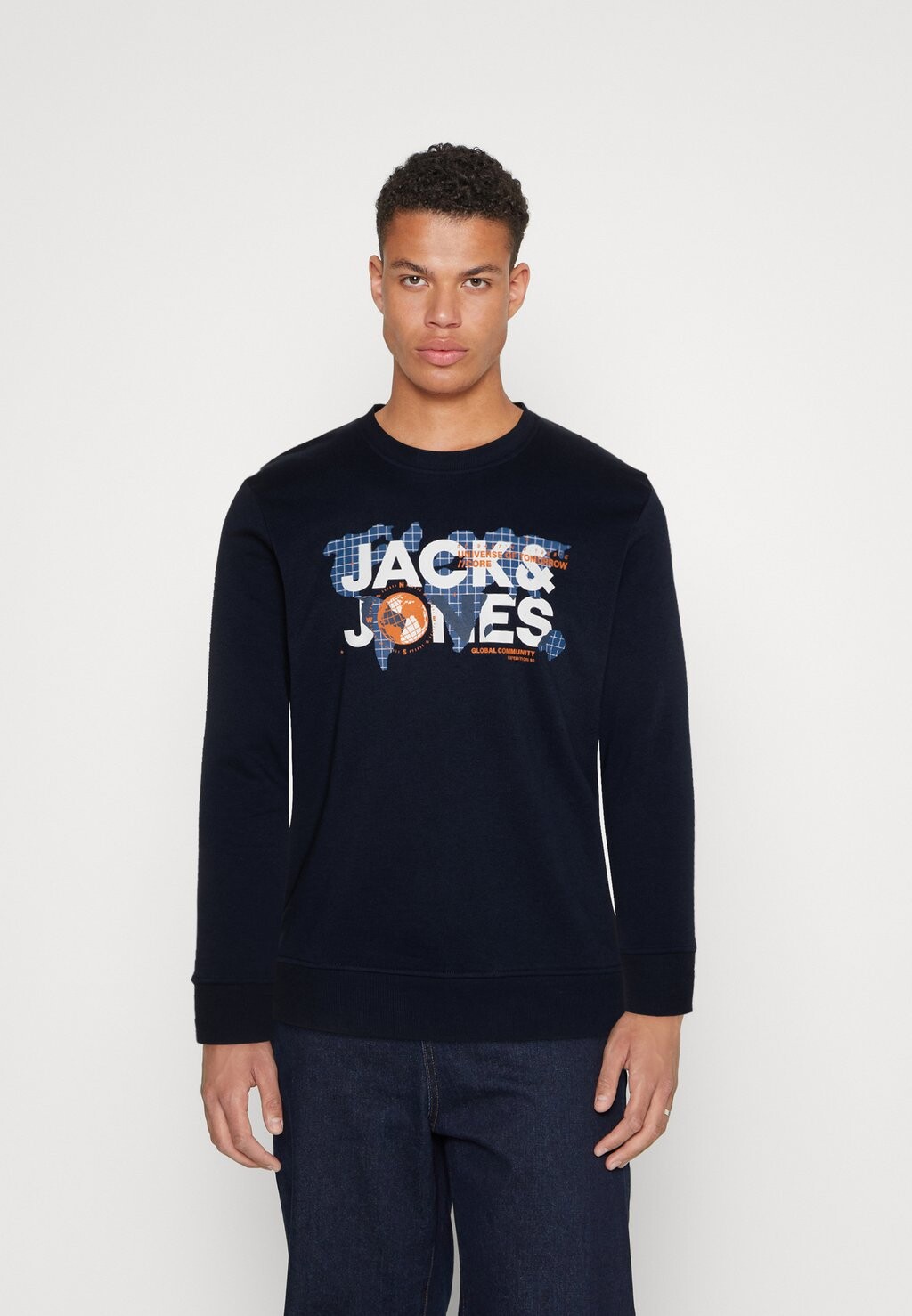 

Толстовка JCODUST CREW NECK Jack & Jones, темно-синий пиджак