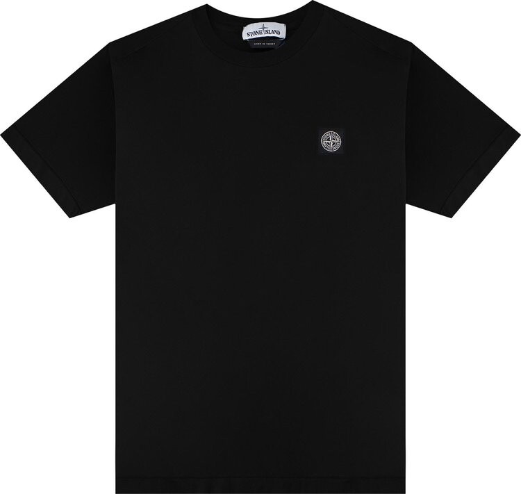 

Футболка Stone Island Patch Logo Tee 'Black', черный