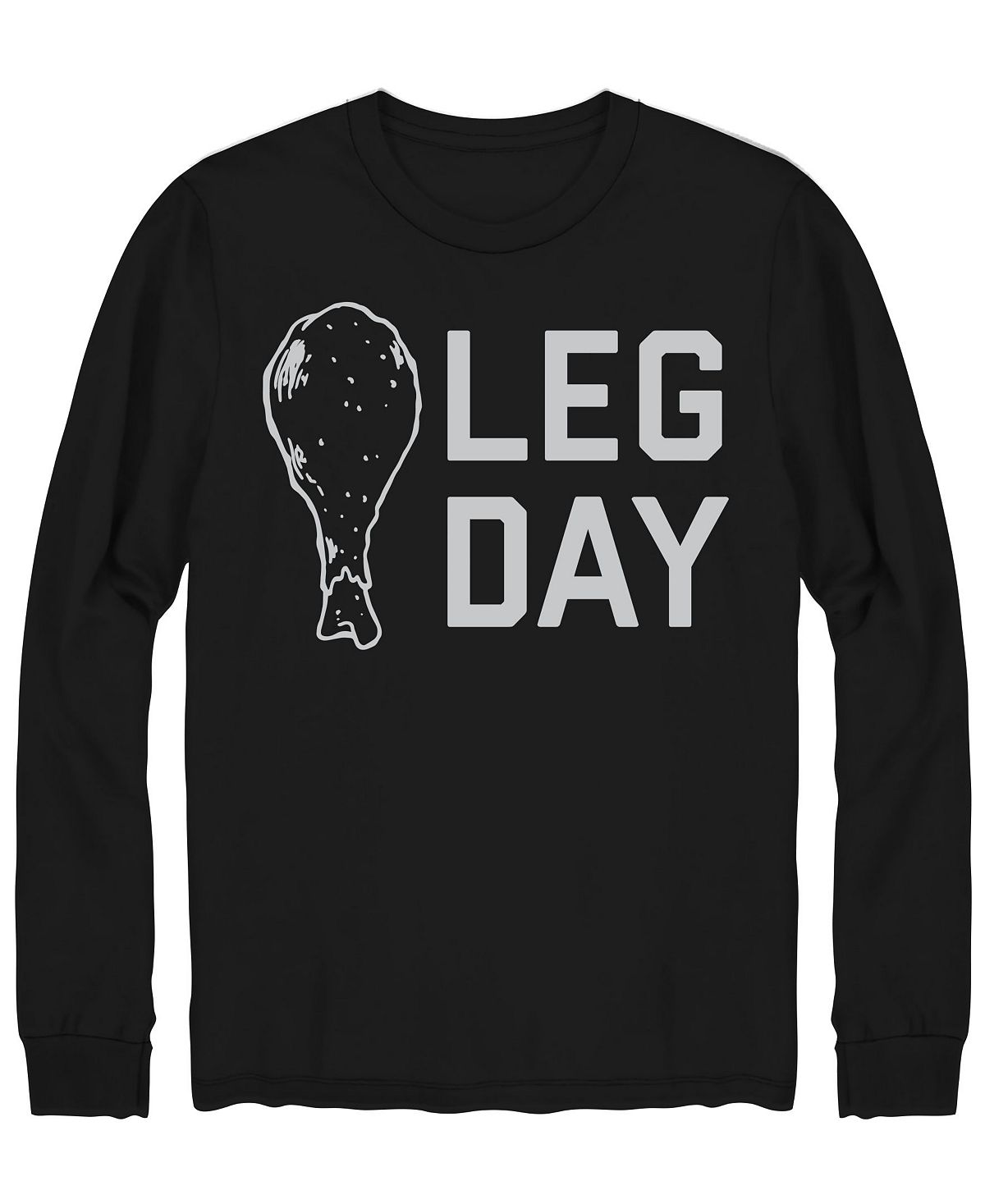 Мужская футболка с длинным рукавом hybrid leg day AIRWAVES, черный