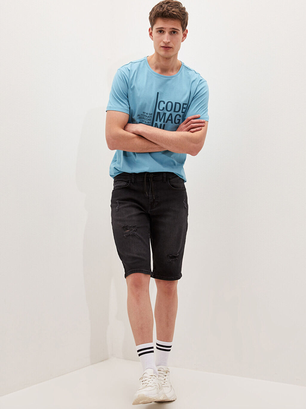 

Мужские джинсовые шорты стандартного кроя LCW Jeans