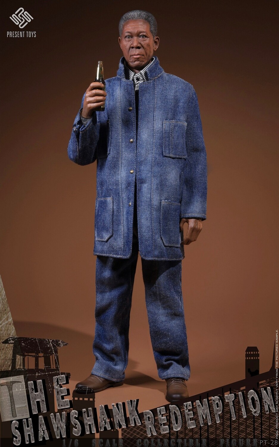 

Фигурка Present Toys The Shawshank Redemption, 1:6 Scale Double Collectible Figure Suit PT-sp28, 30 см