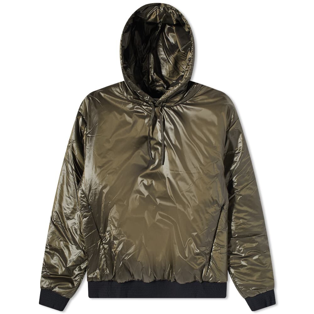 

Утепленная куртка PrimaLoft из нейлона высокой плотности с капюшоном Acronym, Серый